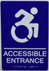 ACCESSIBLE Entrance Sign-Tactile Signs ACCESSIBLE Entrance Sign-Tactile Signs
