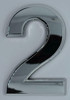 Apartment Number Sign/Mailbox Number Sign, Door Number Sign. Number 2 Apartment Number Sign/Mailbox Number Sign, Door Number Sign. Number 2