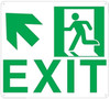 Exit Arrow UP Left Sign