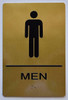 Unisex ACCESSIBLE Restroom Gold Unisex ACCESSIBLE Restroom Gold