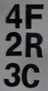 Apartment Number Sign/Mailbox Number Sign, Door Number Sign. Number 7 Apartment Number Sign/Mailbox Number Sign, Door Number Sign. Number 7
