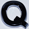 Apartment Number Sign/Mailbox Number Sign, Door Number Sign. Letter Q Apartment Number Sign/Mailbox Number Sign, Door Number Sign. Letter Q