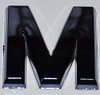 Apartment Number Sign/Mailbox Number Sign, Door Number Sign. Letter M Apartment Number Sign/Mailbox Number Sign, Door Number Sign. Letter M