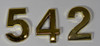 Apartment Number Sign/Mailbox Number Sign, Door Number Sign. Number 6 Gold Apartment Number Sign/Mailbox Number Sign, Door Number Sign. Number 6 Gold