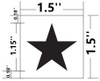 PHOTOLUMINESCENT DOOR IDENTIFICATION LETTER "STAR" DOB SIGN HEAVY DUTY / GLOW IN THE DARK "DOOR NUMBER" DOB SIGN HEAVY DUTY PHOTOLUMINESCENT DOOR IDENTIFICATION LETTER "STAR" DOB SIGN HEAVY DUTY / GLOW IN THE DARK "DOOR NUMBER" DOB SIGN HEAVY DUTY