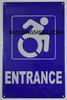 ACCESSIBLE Entrance BUILDING SIGN