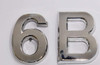 Apartment Number 6B Sign/Mailbox Number Sign, Door Number Sign. Apartment Number 6B Sign/Mailbox Number Sign, Door Number Sign.