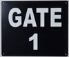 GATE #1 Sign GATE #1 Sign