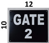 GATE #2 SAFETY SIGN GATE #2 SAFETY SIGN