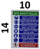 Site Safety Rules DOB SIGN Site Safety Rules DOB SIGN