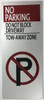 No Parking Do Not Block Driveway, Tow Away Zone DOB SIGN No Parking Do Not Block Driveway, Tow Away Zone DOB SIGN