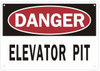 Danger Elevator Pit Danger Elevator Pit