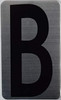 House Number Letter/Apartment Number Letter- Letter B Signage House Number Letter/Apartment Number Letter- Letter B Signage