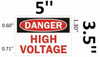 Danger HIGH Voltage  Building Sign Danger HIGH Voltage  Building Sign
