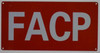 FACP  Sign FACP  Sign