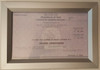 NYS Registration Certificate Frame NYS Registration Certificate Frame