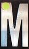 Aluminum Letter M HPD SIGN