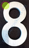 Aluminum Number 8 Sign