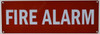 FIRE Alarm  Sign FIRE Alarm  Sign
