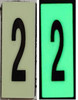 PHOTOLUMINESCENT DOOR NUMBER 2 HPD SIGN HEAVY DUTY / GLOW IN THE DARK "DOOR NUMBER TWO" HPD SIGN HEAVY DUTY PHOTOLUMINESCENT DOOR NUMBER 2 HPD SIGN HEAVY DUTY / GLOW IN THE DARK "DOOR NUMBER TWO" HPD SIGN HEAVY DUTY