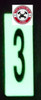 PHOTOLUMINESCENT DOOR NUMBER 3 DOB SIGN HEAVY DUTY / GLOW IN THE DARK "DOOR NUMBER THREE" DOB SIGN HEAVY DUTY PHOTOLUMINESCENT DOOR NUMBER 3 DOB SIGN HEAVY DUTY / GLOW IN THE DARK "DOOR NUMBER THREE" DOB SIGN HEAVY DUTY