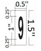 PHOTOLUMINESCENT DOOR NUMBER 9 BUILDING SIGNHEAVY DUTY / GLOW IN THE DARK "DOOR NUMBER NINE" BUILDING SIGNHEAVY DUTY PHOTOLUMINESCENT DOOR NUMBER 9 BUILDING SIGNHEAVY DUTY / GLOW IN THE DARK "DOOR NUMBER NINE" BUILDING SIGNHEAVY DUTY
