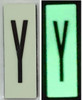 PHOTOLUMINESCENT DOOR NUMBER Y HPD SIGN HEAVY DUTY / GLOW IN THE DARK "DOOR NUMBER" HPD SIGN HEAVY DUTY PHOTOLUMINESCENT DOOR NUMBER Y HPD SIGN HEAVY DUTY / GLOW IN THE DARK "DOOR NUMBER" HPD SIGN HEAVY DUTY