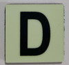 Glow in dark Number D SIGNAGE The Liberty Line Glow in dark Number D SIGNAGE The Liberty Line