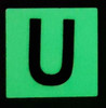 Glow in dark Number U The Liberty Line Signage Glow in dark Number U The Liberty Line Signage