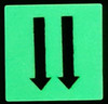 PHOTOLUMINESCENT 2 DOWN ARROWS SIGNAGE The Liberty Line PHOTOLUMINESCENT 2 DOWN ARROWS SIGNAGE The Liberty Line