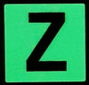 PHOTOLUMINESCENT DOOR NUMBER Z SIGNAGE PHOTOLUMINESCENT DOOR NUMBER Z SIGNAGE