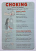 CHOKING POSTER SignNYC restaurant sign CHOKING POSTER SignNYC restaurant sign