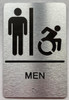 Men / Women Restroom HPD SIGN with Raised letters/Image & Grade 2 Braille - Includes Red Adhesive pad for Easy Installation Men / Women Restroom HPD SIGN with Raised letters/Image & Grade 2 Braille - Includes Red Adhesive pad for Easy Installation