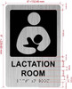 LACTATION ROOM SIGNAGE with Raised letters/Image & Grade 2 Braille - Includes Red Adhesive pad for Easy Installation LACTATION ROOM SIGNAGE with Raised letters/Image & Grade 2 Braille - Includes Red Adhesive pad for Easy Installation
