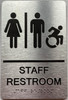 Restroom / Unisex ADA Compliant BUILDING SIGNwith Raised letters/Image & Grade 2 Braille - Includes Red Adhesive pad for Easy Installation Restroom / Unisex ADA Compliant BUILDING SIGNwith Raised letters/Image & Grade 2 Braille - Includes Red Adhesive pad for Easy Installation