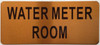 WATER METER ROOM SIGNAGE WATER METER ROOM SIGNAGE