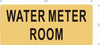 WATER METER ROOM HPD SIGN WATER METER ROOM HPD SIGN