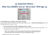 Important Notice: You CANNOT Use an "All-in-One" DOB package BUILDING SIGN Important Notice: You CANNOT Use an "All-in-One" DOB package BUILDING SIGN
