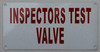 Inspectors Test Valve Inspectors Test Valve