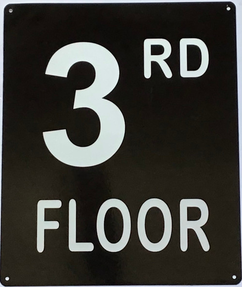 3RD FLOOR SIGN 3RD FLOOR SIGN