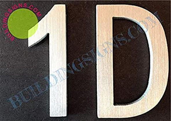 Apartment Number 1D Sign Apartment Number 1D Sign