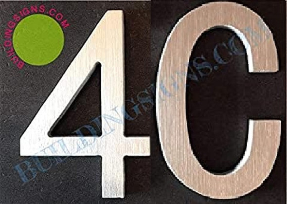 Apartment Number 4C Sign Apartment Number 4C Sign