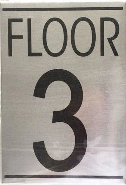 FLOOR 3 SIGN -Delicato line FLOOR 3 SIGN -Delicato line