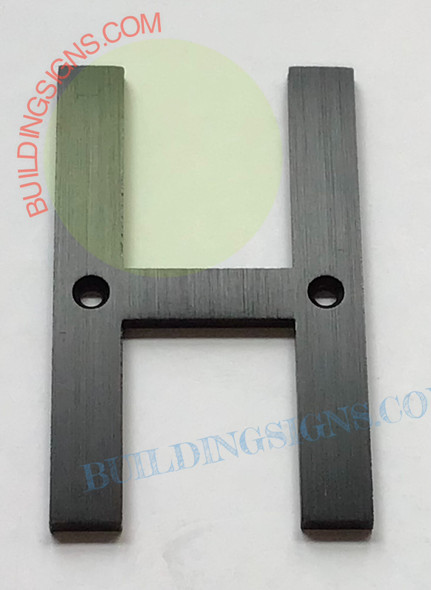 Apartment number H Sign Apartment number H Sign