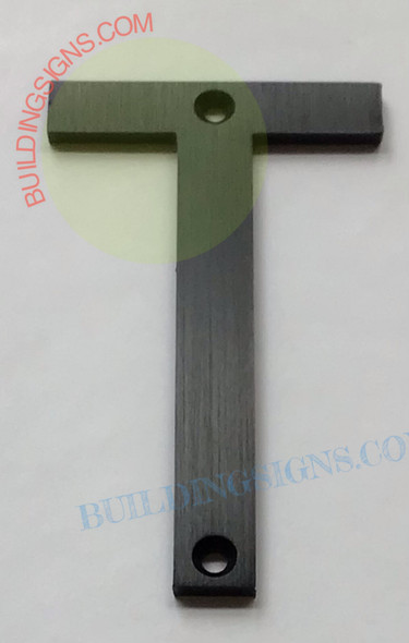 Apartment number T Sign Apartment number T Sign