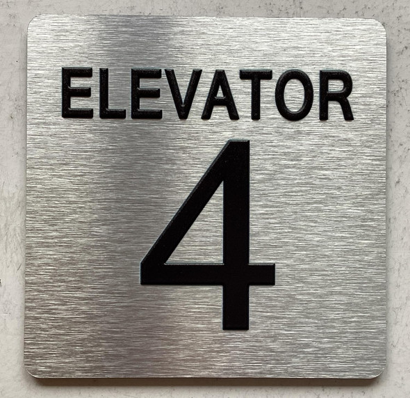 ELEVATOR NUMBER 4 THE PARK AVE LINE SIGN