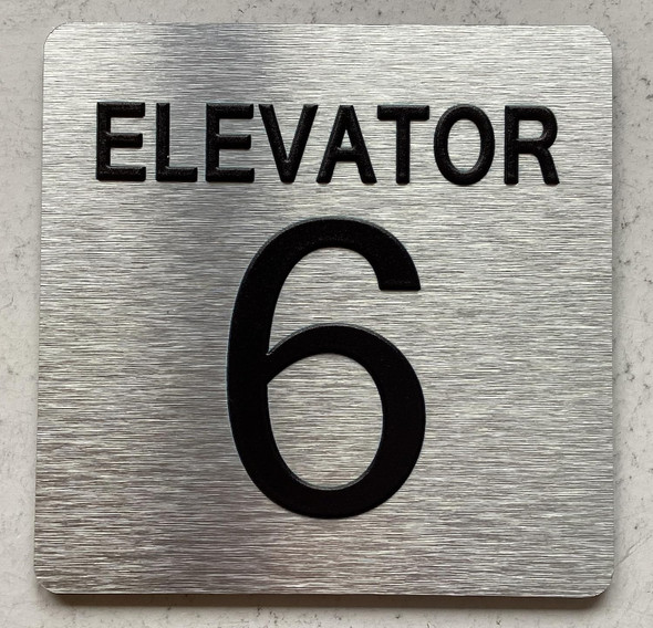 ELEVATOR NUMBER 6 THE PARK AVE LINE SIGN