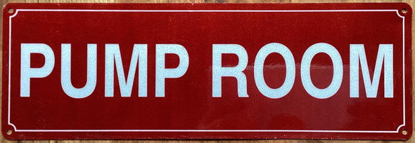 PUMP ROOM SIGN