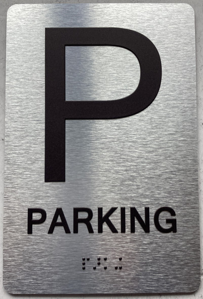 FLOOR P-PARKING Sign