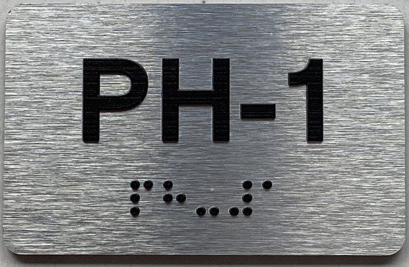 APT# PH-1 SILVER Sign